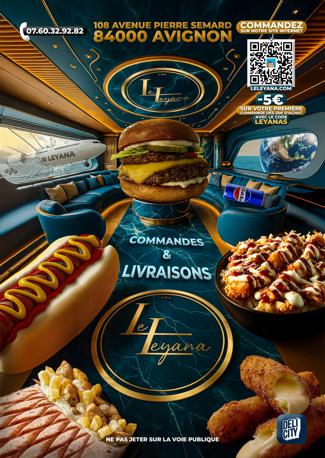 Flyer restauration créé par ZakDesign